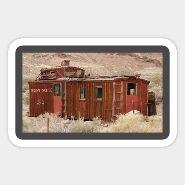 Caboose Sticker by Rob Johnson Photography